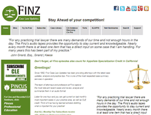 Tablet Screenshot of finz.pincusproed.com